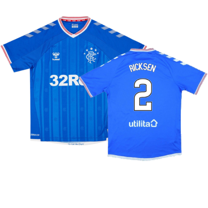 Rangers 2019-20 Home Shirt (3XL) (Very Good) (RICKSEN 2)