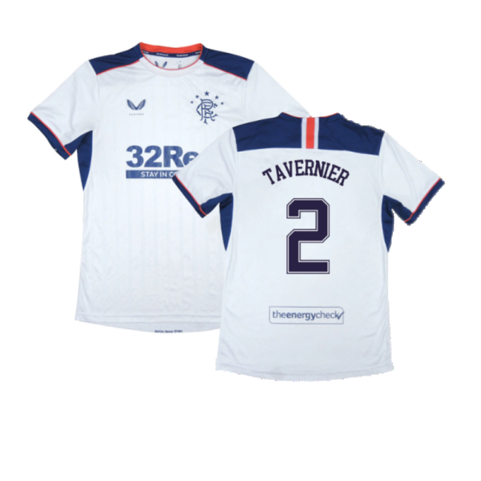 Rangers 2020-21 Away Shirt (4XL) (Excellent) (TAVERNIER 2)