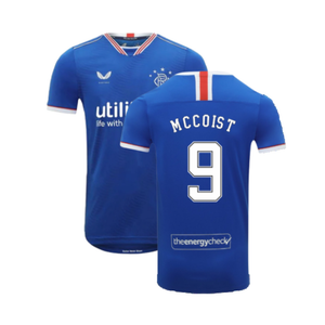 Rangers 2020-21 Home Shirt (S) (MCCOIST 9) (Excellent)_0