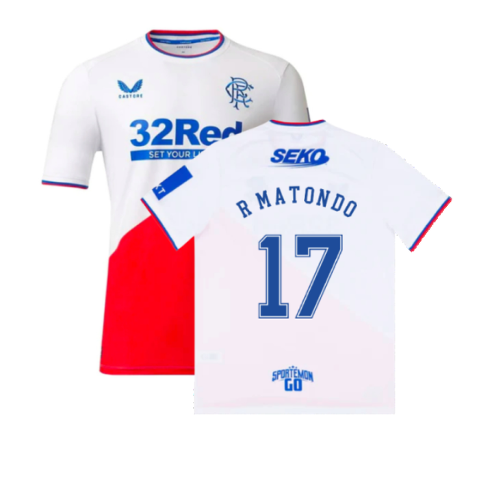 Rangers 2022-23 Away Shirt (L) (R MATONDO 17) (Mint)