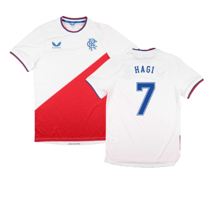 Rangers 2022-23 Away Shirt (Sponsorless) (M) (HAGI 7) (Excellent)