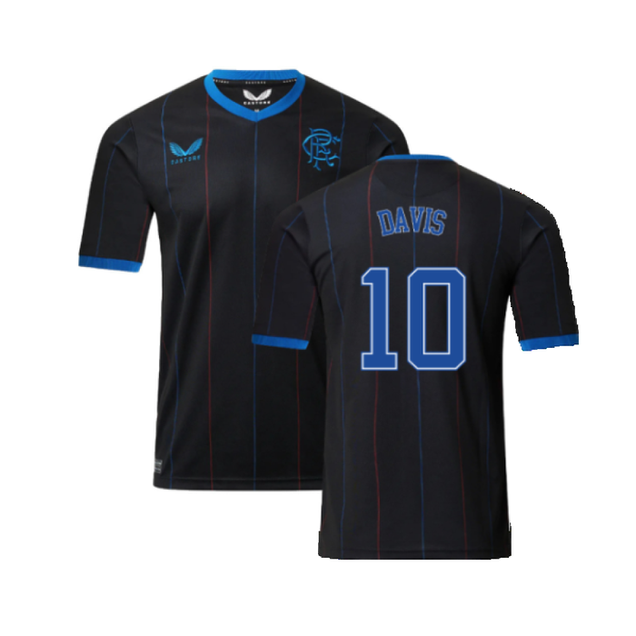 Rangers 2022-23 Fourth Shirt (M) (Excellent) (DAVIS 10)