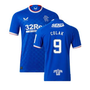 Rangers 2022-23 Home Shirt (M) (Mint) (COLAK 9)_0