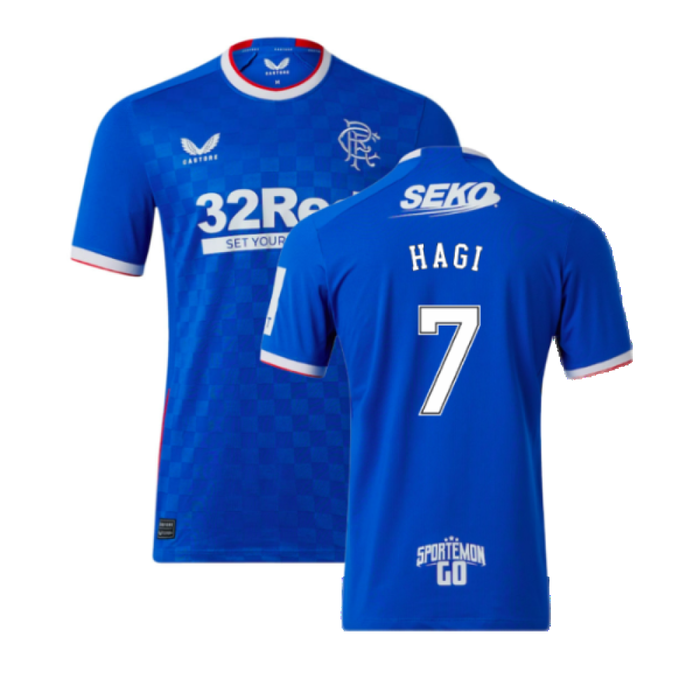 Rangers 2022-23 Home Shirt (M) (Mint) (HAGI 7)