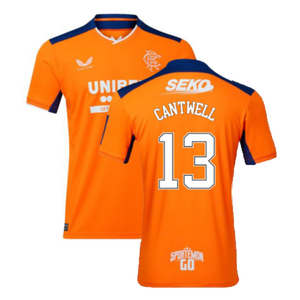 Rangers 2022-23 Third Shirt (XXL) (Mint) (Cantwell 13)_0