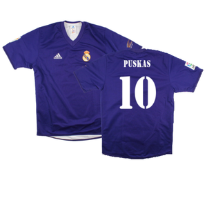 Real Madrid 2001-02 Anniversary Third Shirt (S) (Excellent) (Puskas 10)_0