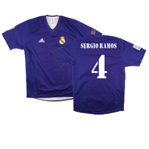 Real Madrid 2001-02 Anniversary Third Shirt (S) (Excellent) (Sergio Ramos 4)_0