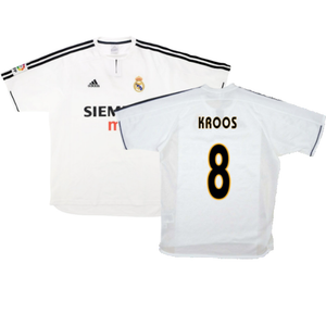 Real Madrid 2003-04 Home Shirt (XL) (Good) (Kroos 8)_0