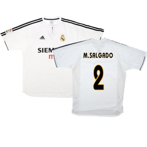 Real Madrid 2003-04 Home Shirt (M) (Good) (M.Salgado 2)_0