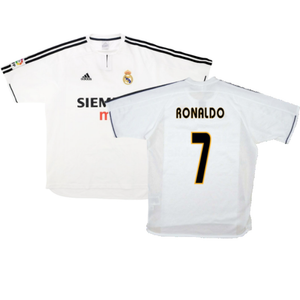 Real Madrid 2003-04 Home Shirt (M) (Good) (Ronaldo 7)_0