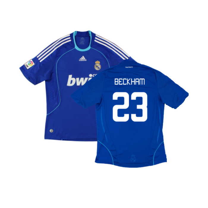 Real Madrid 2008-09 Away Shirt (S) (Very Good) (Beckham 23)