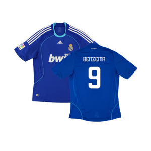 Real Madrid 2008-09 Away Shirt (XL) (Very Good) (Benzema 9)_0