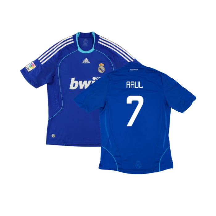 Real Madrid 2008-09 Away Shirt (XL) (Very Good) (Raul 7)