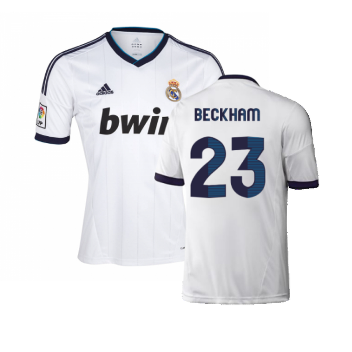 Real Madrid 2012-13 Home Shirt (XL) (Very Good) (Beckham 23)