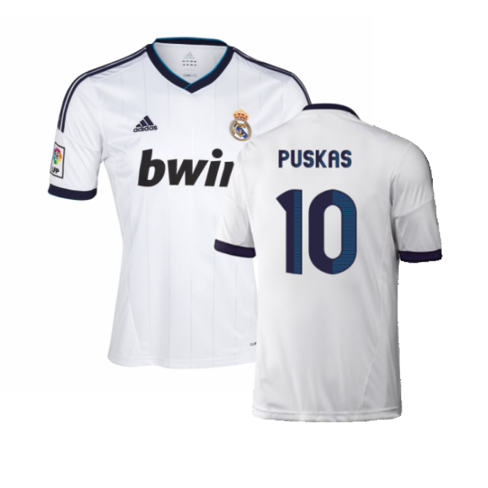 Real Madrid 2012-13 Home Shirt (XL) (Very Good) (Puskas 10)