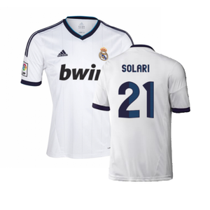 Real Madrid 2012-13 Home Shirt (XL) (Very Good) (Solari 21)_0