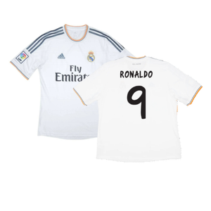 Real Madrid 2013-14 Home (M) (Very Good) (RONALDO 9)_0