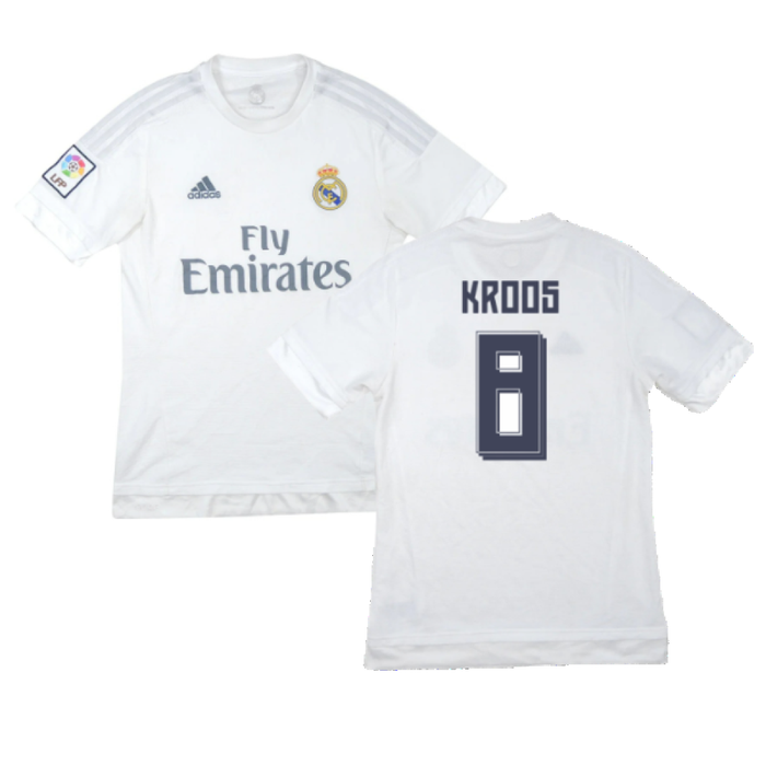 Real Madrid 2015-16 Home Shirt (M) (Kroos 8) (Good)