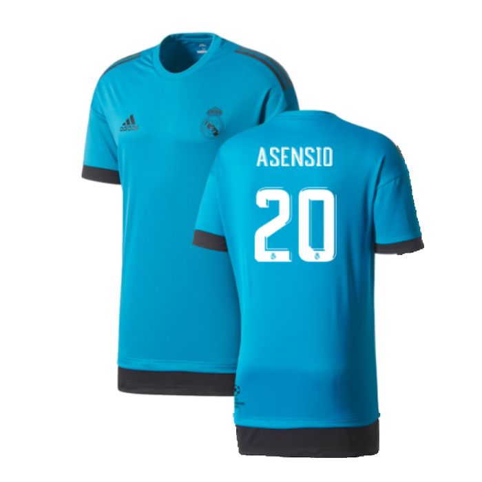 Real Madrid 2017-18 Adidas Champions League Training Shirt (2XL) (Asensio 20) (Excellent)