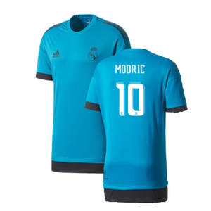 Real Madrid 2017-18 Adidas Champions League Training Shirt (2XL) (Modric 10) (Excellent)_0