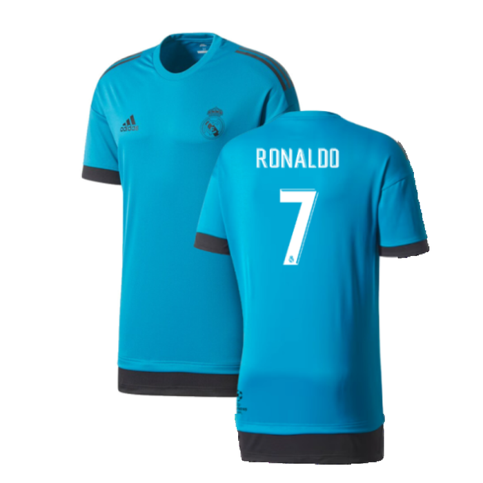 Real Madrid 2017-18 Adidas Champions League Training Shirt (2XL) (Ronaldo 7) (Excellent)