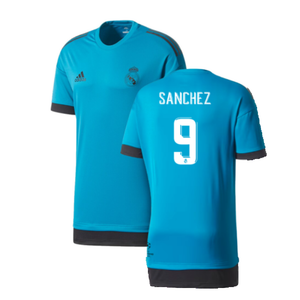 Real Madrid 2017-18 Adidas Champions League Training Shirt (2XL) (Sanchez 9) (Excellent)_0