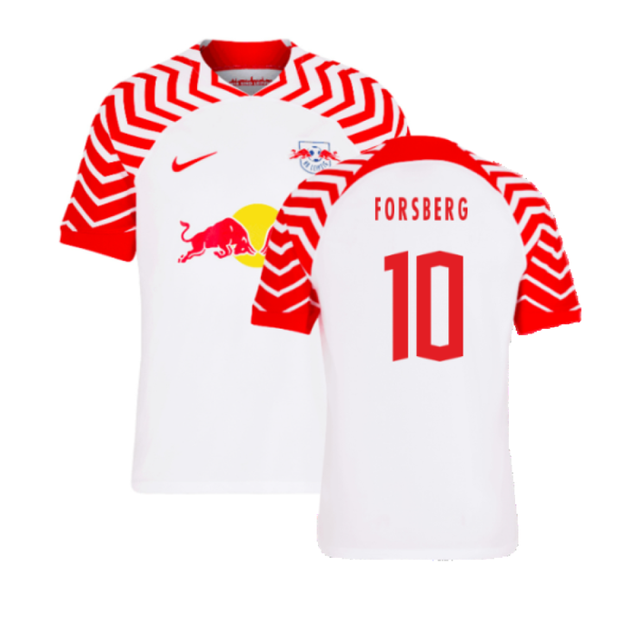 Red Bull Leipzig 2023-24 Home Shirt (L) (Forsberg 10) (Good)