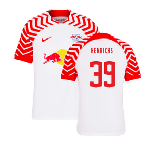 Red Bull Leipzig 2023-24 Home Shirt (L) (Henrichs 39) (Good)_0