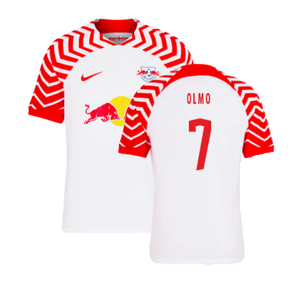 Red Bull Leipzig 2023-24 Home Shirt (L) (Olmo 7) (Good)_0