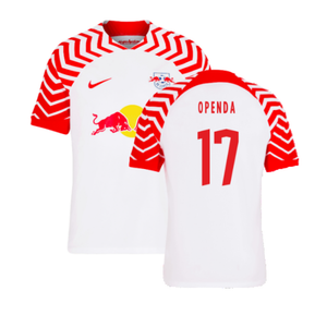 Red Bull Leipzig 2023-24 Home Shirt (L) (Openda 17) (Good)_0