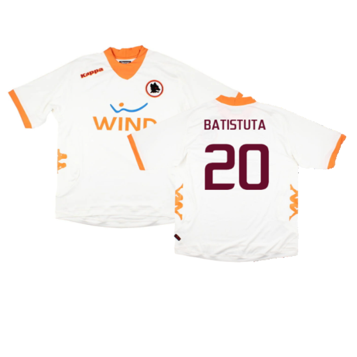 Roma 2011-12 Away Shirt (L) (Mint) (Batistuta 20)