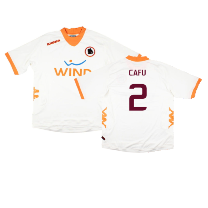 Roma 2011-12 Away Shirt (L) (Mint) (Cafu 2)