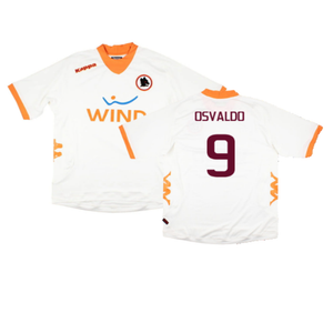 Roma 2011-12 Away Shirt (L) (Mint) (Osvaldo 9)_0