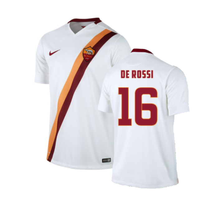 Roma 2014-15 Away Shirt (2XL) (Excellent) (De Rossi 16)