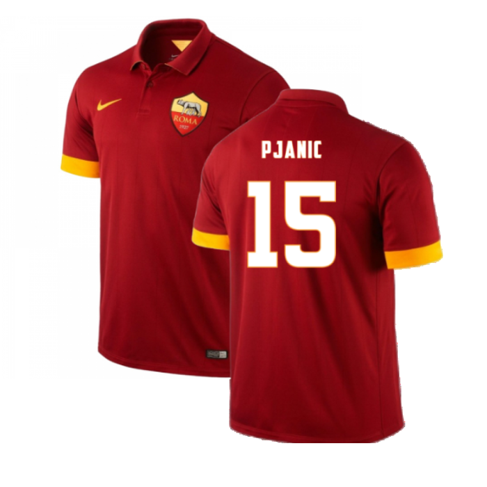 Roma 2014-15 Home Shirt (L) (Excellent) (Pjanic 15)