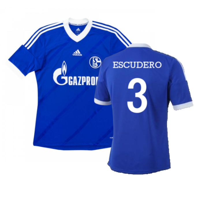 Schalke 2012-13 Home Shirt (L) (Excellent) (Escudero 3)