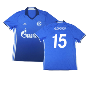 Schalke 2016-18 Home Shirt (M) (Excellent) (Aogo 15)_0