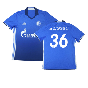 Schalke 2016-18 Home Shirt (Excellent) (Embolo 36)_0