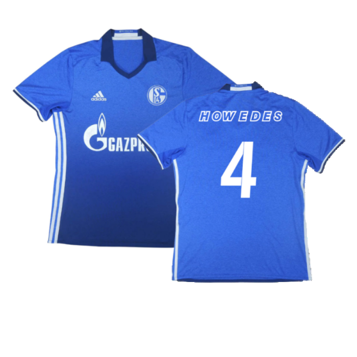 Schalke 2016-18 Home Shirt (M) (Excellent) (Howedes 4)