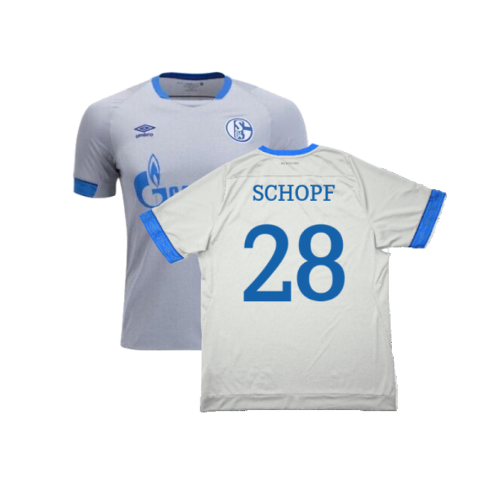 Schalke 2018-19 Away Shirt (Excellent) (Schopf 28)