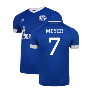 Schalke 2018-19 Home Shirt (2XL) (Excellent) (Meyer 7)_0