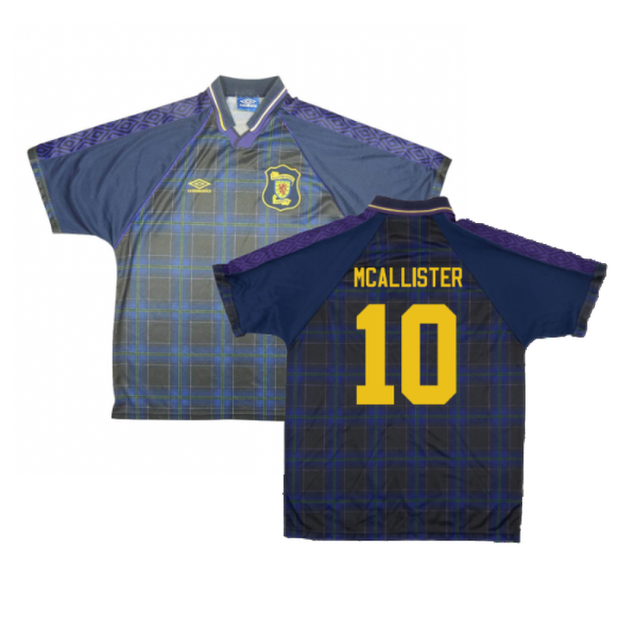 Scotland 1994-96 Home Shirt (Excellent) (McAllister 10)