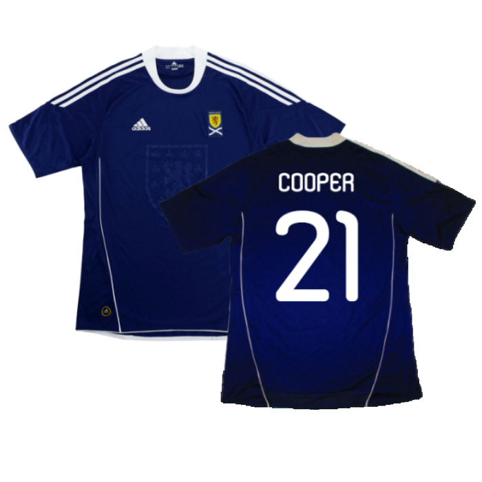 Scotland 2010-11 Home Shirt (Excellent) (Cooper 21)