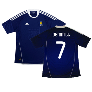 Scotland 2010-11 Home Shirt (Excellent) (GEMMILL 7)_0