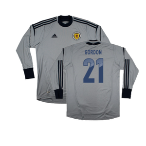 Scotland 2012-13 Long Sleeve Goalkeeper Home Shirt (XXL) (Good) (Gordon 21)_0