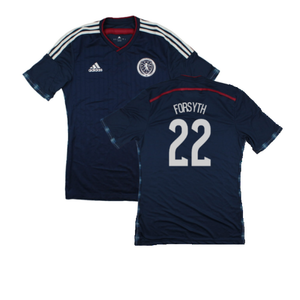 Scotland 2014-15 Player Issue Home Shirt (M) (Excellent) (Forsyth 22)_0