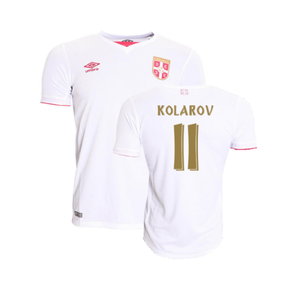 Serbia 2016-17 Away Shirt (L) (Very Good) (Kolarov 11)_0