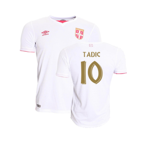 Serbia 2016-17 Away Shirt (L) (Very Good) (Tadic 10)_0