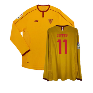 Sevilla 2016/17 Third Long Sleeve Shirt (L) (Excellent) (Correa 11)_0