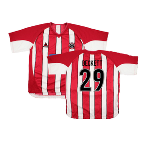 Sheffield United 2004-05 Home Shirt (2XL) (Good) (Beckett 29)_0